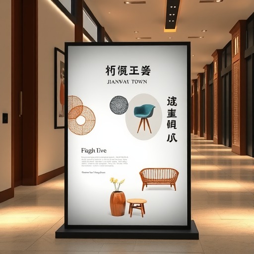 定制江湾镇街道城市会客厅走廊展板