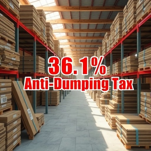 中国木地板被征收高达36.1%反倾销税