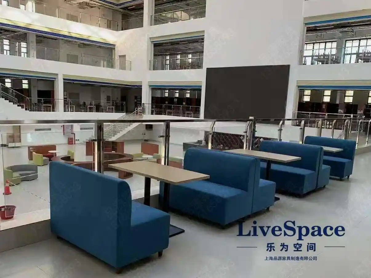 陕西图书馆家具：创意异形沙发，多功能活动区专属