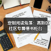定制阅读角落：高新区社区专属借书柜台（图4）