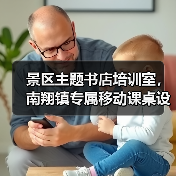 景区主题书店培训室，南翔镇专属移动课桌设计（图3）