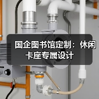 国企图书馆定制：休闲卡座专属设计（图2）