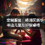 定制服务：杨浦区新华书店儿童友好型桌椅