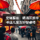 定制服务：杨浦区新华书店儿童友好型桌椅（图4）