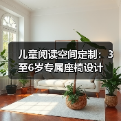 儿童阅读空间定制：3至6岁专属座椅设计