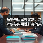 海宁书店家具定制：艺术感与实用性并存的桌椅