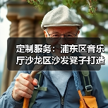 定制服务：浦东区音乐厅沙龙区沙发凳子打造