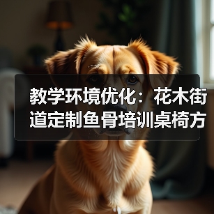 教学环境优化：花木街道定制鱼骨培训桌椅方案