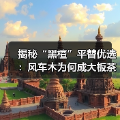 揭秘“黑檀”平替优选：风车木为何成大板茶桌高端材质新宠？（图4）