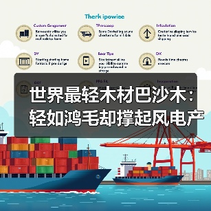 世界最轻木材巴沙木：轻如鸿毛却撑起风电产业半边天