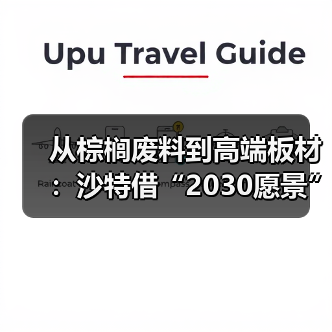 从棕榈废料到高端板材:沙特借“2030愿景”重塑木材产业新生态(图2) 从棕榈废料到高端板材:沙特借“2030愿景”重塑木材产业新生态(图2)
