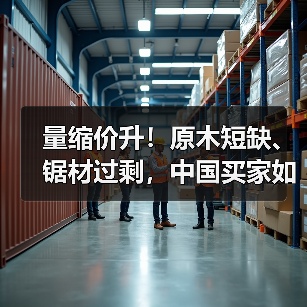 量缩价升！原木短缺、锯材过剩，中国买家如何破局？（图2）