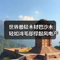 世界最轻木材巴沙木：轻如鸿毛却撑起风电产业半边天（图3）