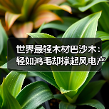 世界最轻木材巴沙木:轻如鸿毛却撑起风电产业半边天(图4) 世界最轻木材巴沙木:轻如鸿毛却撑起风电产业半边天(图4)