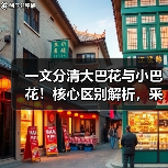 一文分清大巴花与小巴花！核心区别解析，采购避坑必看
