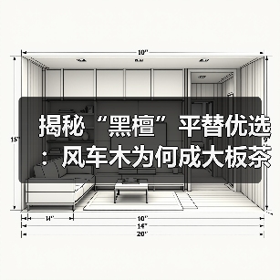 揭秘“黑檀”平替优选：风车木为何成大板茶桌高端材质新宠？（图2）
