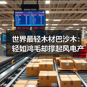 世界最轻木材巴沙木：轻如鸿毛却撑起风电产业半边天