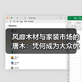 风靡木材与家装市场的唐木：凭何成为大众优选材种？（图4）