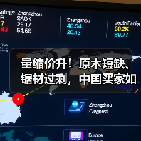 量缩价升！原木短缺、锯材过剩，中国买家如何破局？