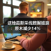 这地最新采伐数据披露：原木减少14%（图2）