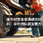 废木材变身室温磷光材料！中外团队研发新方法，开辟防伪、建筑等新应用