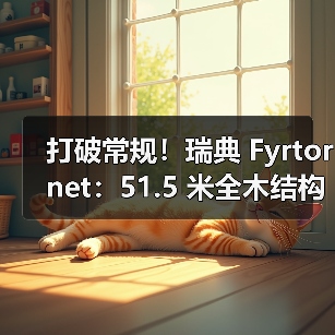 打破常规！瑞典 Fyrtornet：51.5 米全木结构办公楼，混凝土仅用在地基（图2）