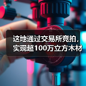 这地通过交易所竞拍，实现超100万立方木材销售！（图4）