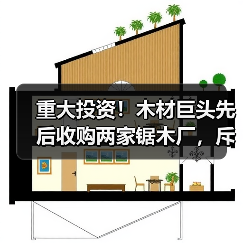 重大投资！木材巨头先后收购两家锯木厂，斥巨资升级改造！