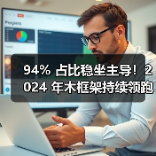94% 占比稳坐主导！2024 年木框架持续领跑美国单户住宅建筑市场