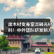 废木材变身室温磷光材料！中外团队研发新方法，开辟防伪、建筑等新应用（图2）