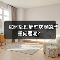 如何处理墙壁灰烬的严重问题呢？