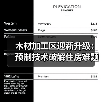 木材加工区迎新升级：预制技术破解住房难题，三重效益激活区域经济（图3）