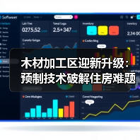 木材加工区迎新升级：预制技术破解住房难题，三重效益激活区域经济