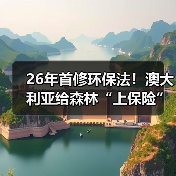 26年首修环保法!澳大利亚给森林“上保险”,林业界慌了?(图1) 26年首修环保法!澳大利亚给森林“上保险”,林业界慌了?(图1)