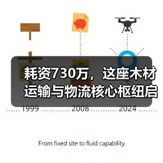 耗资730万,这座木材运输与物流核心枢纽启用!(图3) 耗资730万,这座木材运输与物流核心枢纽启用!(图3)