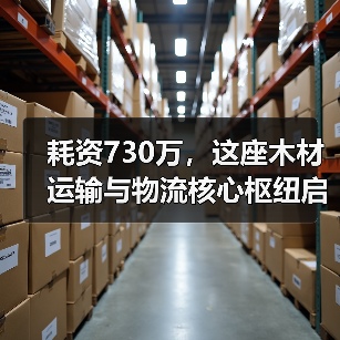 耗资730万,这座木材运输与物流核心枢纽启用!(图1) 耗资730万,这座木材运输与物流核心枢纽启用!(图1)