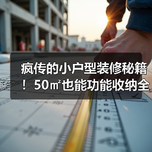 疯传的小户型装修秘籍!50㎡也能功能收纳全拿捏(图2) 疯传的小户型装修秘籍!50㎡也能功能收纳全拿捏(图2)
