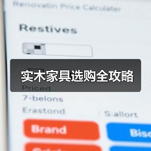 实木家具选购全攻略（图4）