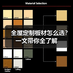 全屋定制板材怎么选?一文带你全了解(图3) 全屋定制板材怎么选?一文带你全了解(图3)
