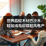 世界最轻木材巴沙木:轻如鸿毛却撑起风电产业半边天(图1) 世界最轻木材巴沙木:轻如鸿毛却撑起风电产业半边天(图1)