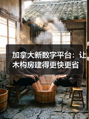 加拿大新数字平台:让木构房建得更快更省(图1) 加拿大新数字平台:让木构房建得更快更省(图1)