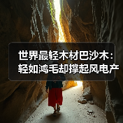世界最轻木材巴沙木:轻如鸿毛却撑起风电产业半边天(图2) 世界最轻木材巴沙木:轻如鸿毛却撑起风电产业半边天(图2)