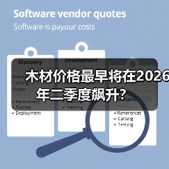 木材价格最早将在2026年二季度飙升?(图1) 木材价格最早将在2026年二季度飙升?(图1)
