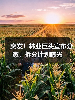 突发!林业巨头宣布分家,拆分计划曝光(图2) 突发!林业巨头宣布分家,拆分计划曝光(图2)