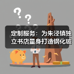 定制服务：为朱泾镇独立书店量身打造钢化玻璃书台