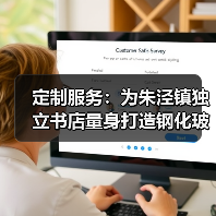 定制服务：为朱泾镇独立书店量身打造钢化玻璃书台（图4）