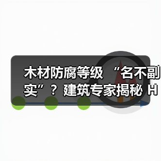 木材防腐等级 “名不副实”?建筑专家揭秘 H3 失效背后的设计危机(图4) 木材防腐等级 “名不副实”?建筑专家揭秘 H3 失效背后的设计危机(图4)