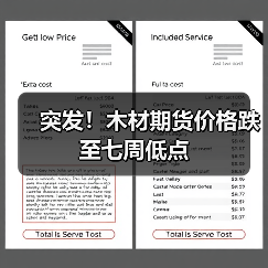 突发!木材期货价格跌至七周低点(图3) 突发!木材期货价格跌至七周低点(图3)