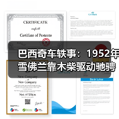 巴西奇车轶事:1952年雪佛兰靠木柴驱动驰骋半世纪(图1) 巴西奇车轶事:1952年雪佛兰靠木柴驱动驰骋半世纪(图1)