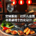 定制服务:社区儿童图书室桌椅个性化设计(图1) 定制服务:社区儿童图书室桌椅个性化设计(图1)